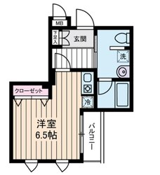 クオーレ西新宿の物件間取画像